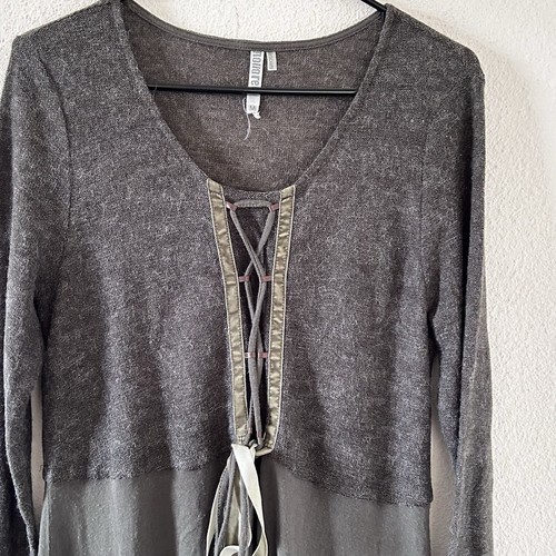 Monoreno Peasant Witchy Peasant Prairie Fairy Boho Tunic Dress Women’s Medium - Picture 3 of 9