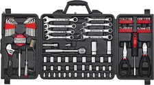Apollo Tools 101 Piece Mechanic Tool Set for Roadside Emergencies. SAE and Metri