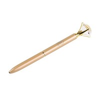 Pen Gold Pen With Big Diamond/crystal -metal Ballpoint Pen Gold Office Sale Pen Gold Pen With Big Diamond/crystal -metal Ballpoint Pen Gold Office Sale