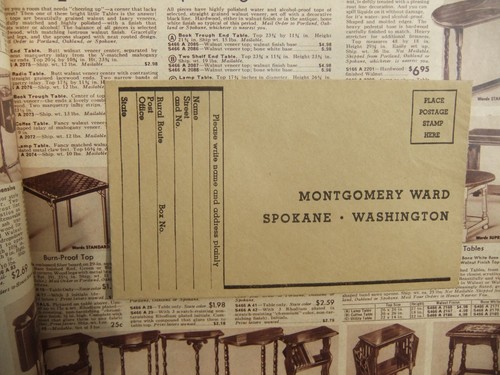 Vntg Fall & Winter 1935/36 Montgomery Ward Portland Ore 123 Catalog 638 pages - Picture 10 of 19
