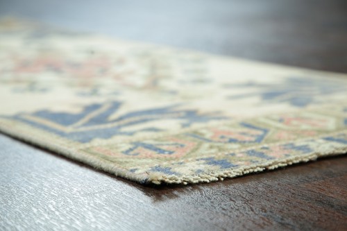 Geometric Anatolian Turkish Oriental Area Rug Hand-Knotted Home Decor Carpet 2x4 - Picture 11 of 12