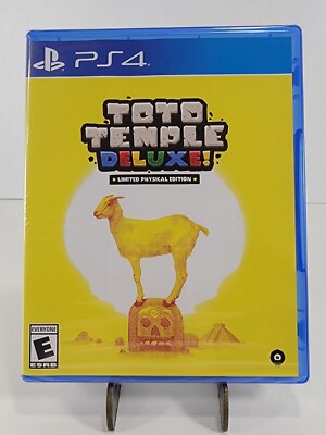 Toto Temple Deluxe (PlayStation 4) Limited Run Games #148 - NEW **Hole Punch**