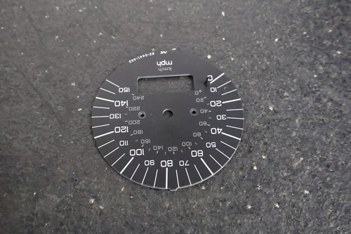 SUZUKI 2000 GSX600F KATANA SPEEDOMETER SPEEDO GAUGE FACE TRIM COVER PLATE - Picture 4 of 7