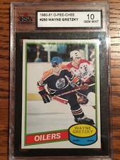 1980 80-81 OPC O-PEE-CHEE #250 WAYNE GRETZKY KSA 10 GEM MINT.