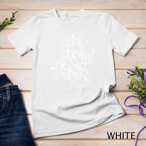 Make Graffiti Great Again - Camisa Blanca Estilo a Mano Etiqueta Camiseta Unisex - Imagen 14 de 15
