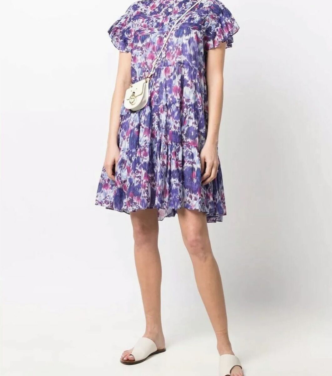 Marant Etoile Lanikaye cotton minidress Isabel Marant Etoile