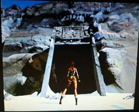 Tomb Raider (Sega Saturn, USA, 1996) Complete. Game Disc with Box and Manual.