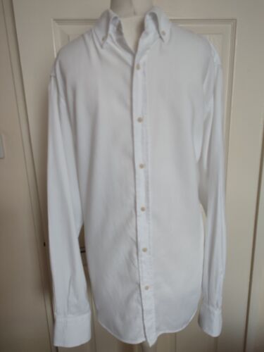 π MASSIMO DUTTI WHITE DRESS SHIRT SIZE XL CHEST 44-46" REGULAR FIT LONG SLEEVE - Picture 2 of 16
