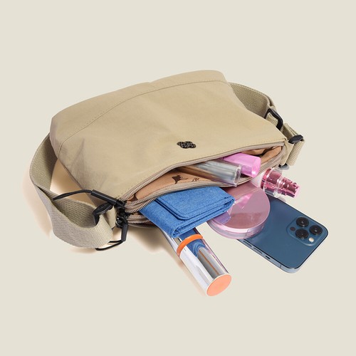 Women Fashion Shoulder Bag Large Capacity Stylish Crossbody Bag Nylon Sling Bag - Picture 10 of 24