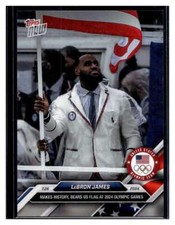 2024 Topps Now Olympics #4 LeBron James Base Card (Quantity)