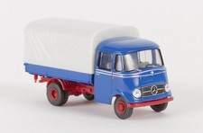 Rot Brekina 13570-1//87 Mb L319 Pritsche//Plane Neu Signalblau