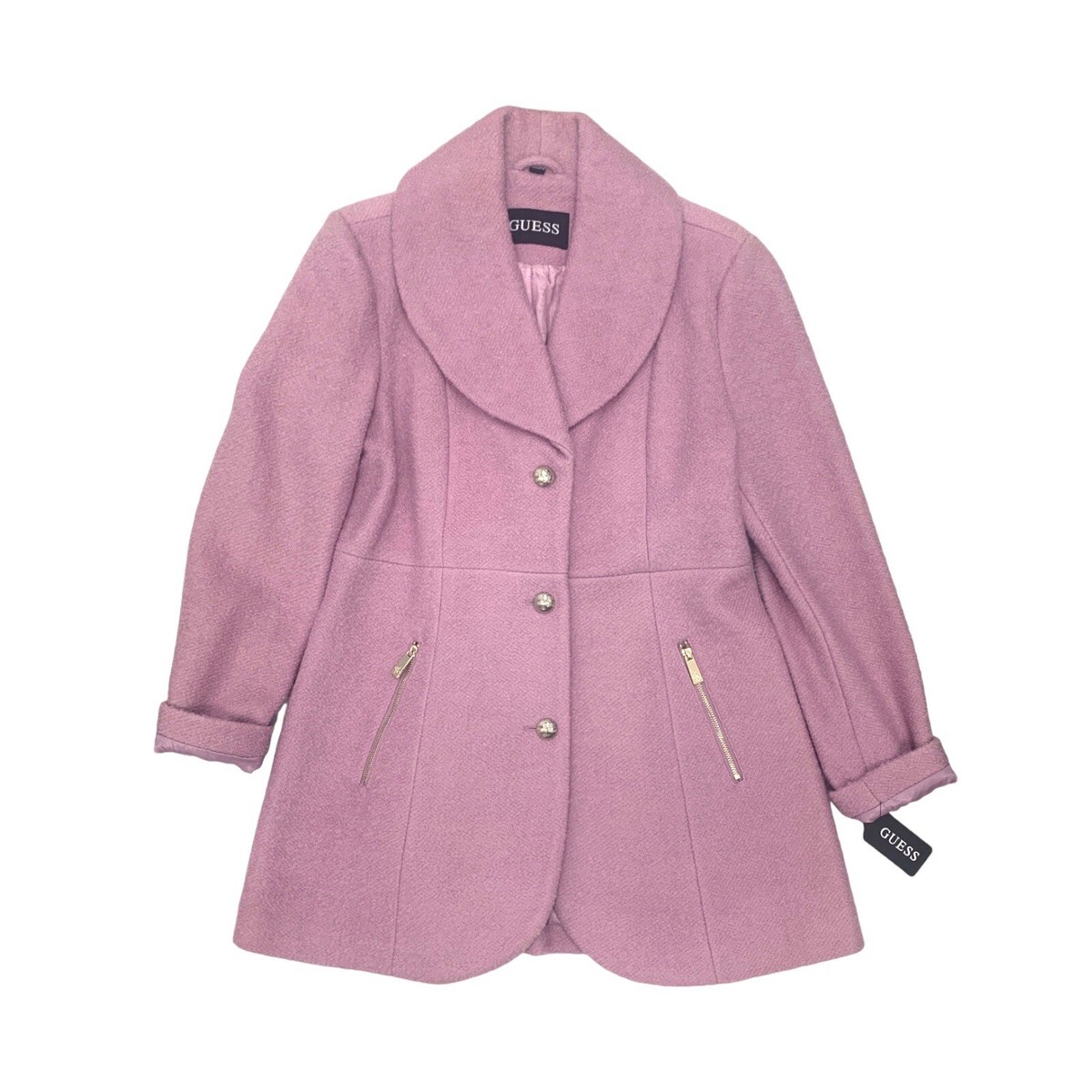 Guess fit clearance and flare coat