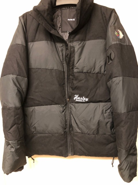 Hurley Men/'s M L XXL Protect Stretch 2.0 Jacket 931744 black or obsidian