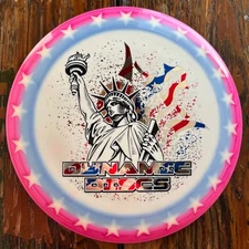 Dynamic Discs Fuzion Raider Special Edition Dyemax Liberty USA 175 Grams NEW