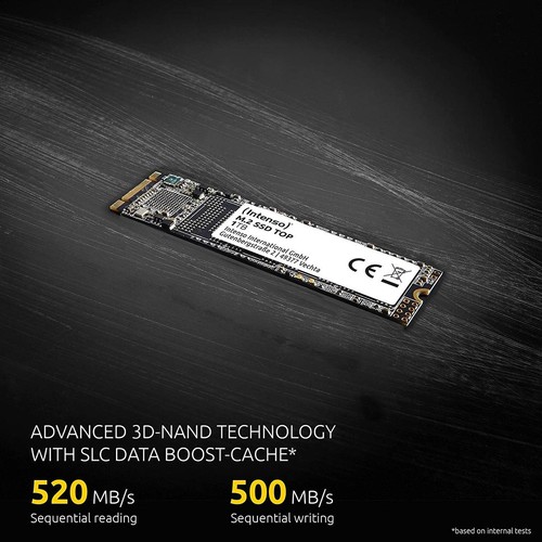 INTENSO 1TB SSD M.2 NGFF SATA DISCO STATO SOLIDO COMPUTER FISSO NOTEBOOK AIO - Foto 5 di 5