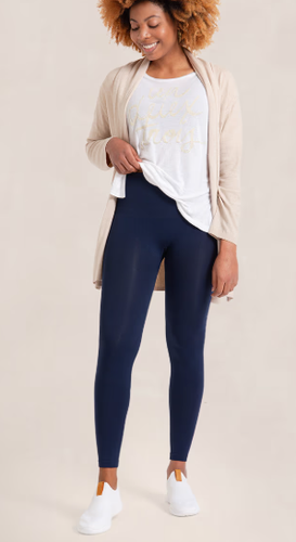 Empetua Womens Sz 3XL Seamless Comfort Mid-Waist Shaping Leggings Red 41005 Flaw - Picture 3 of 9