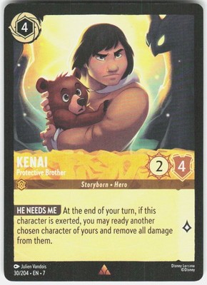 Kenai Protective Brother 30/204 Archazia's Island Disney Lorcana