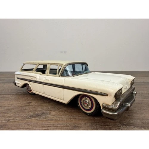 1950s Bandai Tin Ambulance Vintage Japan Toy Car Collectible Emergency Vehicle