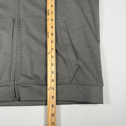 Rhone Mens L Gray Full Zip Hoodie Jacket Athletic Casual Travel Business Commute - Picture 7 of 9