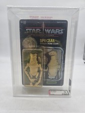 Vintage 1985 Kenner Star Wars POTF  Last 17 AMANAMAN AFA 80 UNPUNCHED BEAUTY