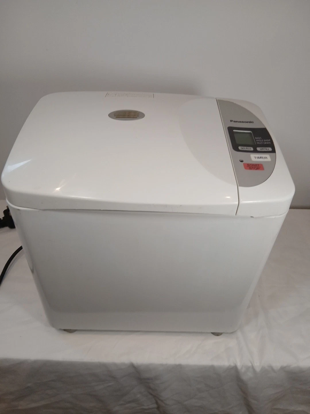 Panasonic White SD-206 Electric Breadmaker Machine Used Working