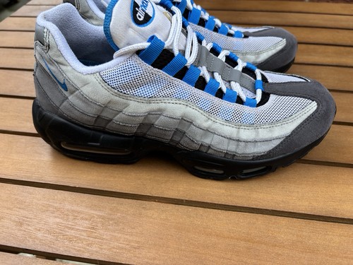 Nike Air Max 95 95s 110s 2018 azul cristal AT8696 100 zapatillas Reino Unido 7 - Imagen 3 de 12
