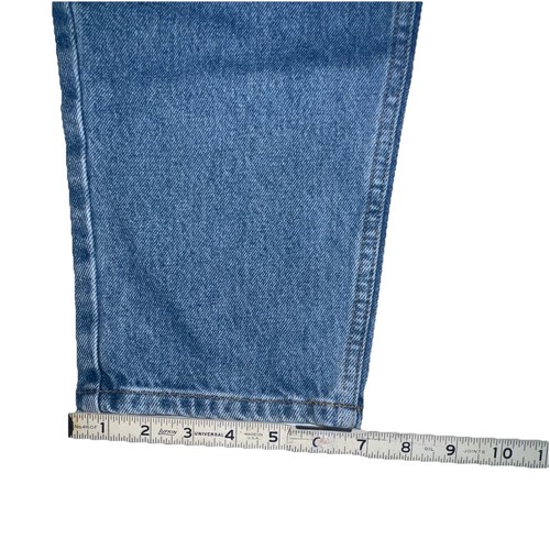 Jeans LL Bean Mujer 12 Mascotas Azul Denim Original Relajado Lateral Cintura Elástica 30x28 - Imagen 11 de 13