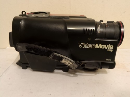 JVC Videomovie GR-C7E VHS-C Camcorder Black & Red HQ Auto Focus with Accessories - Picture 5 of 14