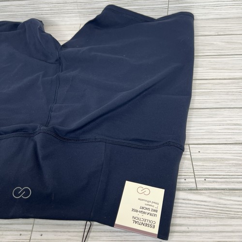 NWT CALIA Women's 7” Essential Ultra High-Rise Bike Short XL Dark Ocean Solid - Picture 11 of 14