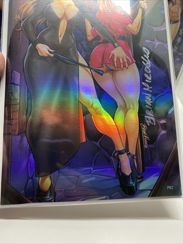 JINKIES #2 Spank Daphne Chained Signed By Brian Miroglio Black Ops PH2 Foil Set - Picture 3 of 18