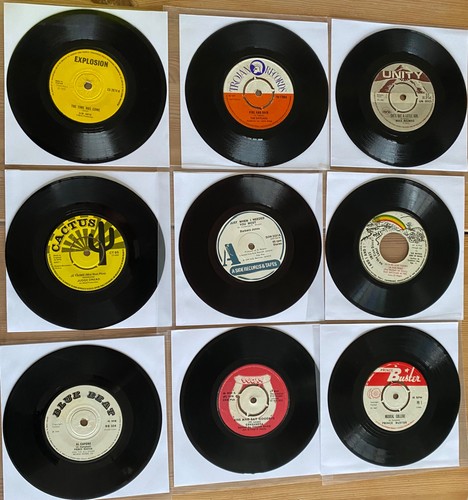 Reggae Record Collection - 16 x 7" Vinyl Singles - Rare Titles - Very Good.