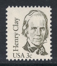 Scott 1846- 3c Henry Clay- Great Americans Series- MNH 1983- unused mint 