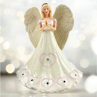New ListingLenox " A Mother's Blessing " Porcelain Figurine Blue Crystal Birthstone No Box