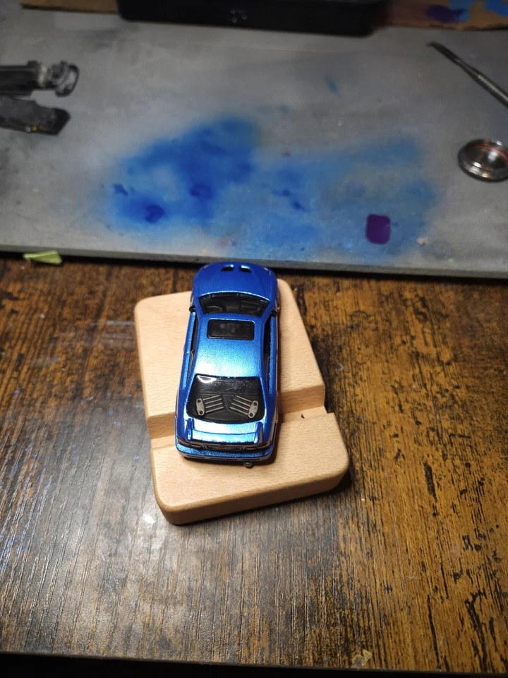 Hot Wheels Honda Civic Si Custom 1:64 azul metálico JDM diecast Foto 3 de 4