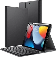 JETech Keyboard Case for iPad 10.2-Inch 9/8/7th 10.2-Inch, Black 