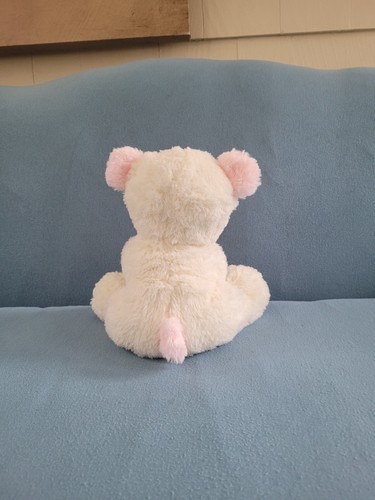 Oso de peluche suave y tierno peluche rosa crema peluche 9" novato dookie - Imagen 4 de 8
