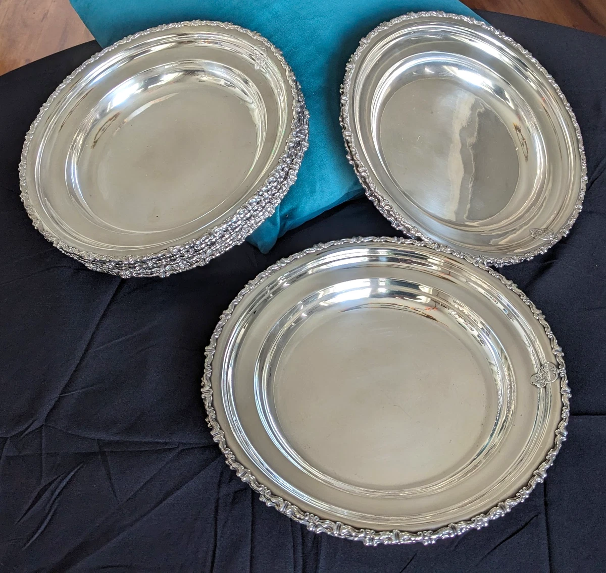 Gorham Antique US Silver-Plated Platters & Trays 1900-1940 for
