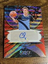 CAM SPENCER 2024 Panini Select Red Prizm Rookie Patch Auto /99 RPA #RJA-SPR