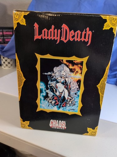 Lady Death & Purgatori Bookends Chaos Comics Diamond Select Ltd 1500 COA - Picture 5 of 8