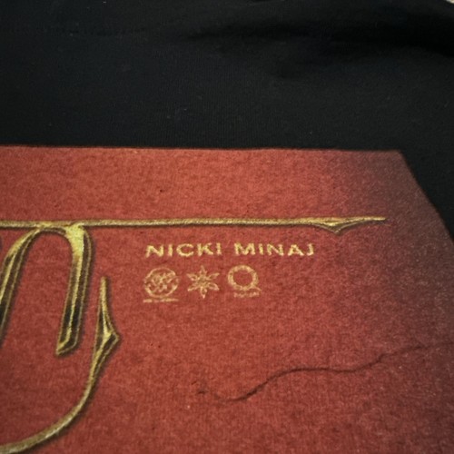Nicki Minaj Queen Hoodie Size Large Black Rap Sweatshirt Authentic Sexy Album - Picture 5 of 8