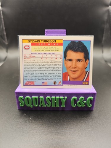 1991-92 Score American - Sylvain Turgeon #208 - Picture 2 of 2