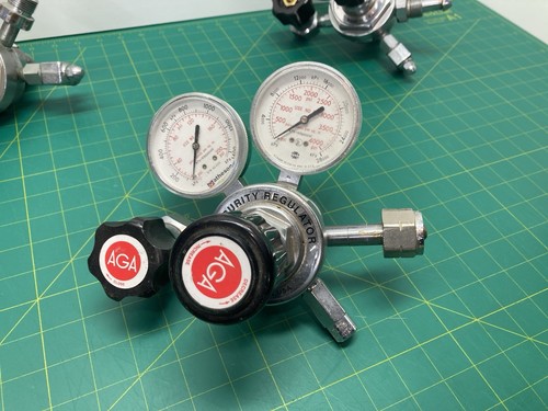 (Parts Lot of 3) AGA HPT270 HPT272 High purity Regulator Made in USA - Picture 4 of 7
