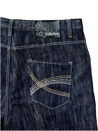 Pantalones cortos de jean bordados holgados Y2K Southpole - Imagen 3 de 5