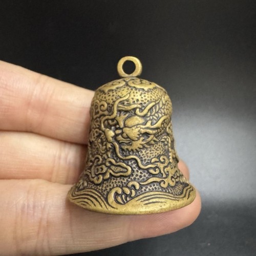 Hágalo usted mismo Tibetano Budista Cobre Relieve Dragón Patrón Pulsera Collar Accesorio - Imagen 6 de 9