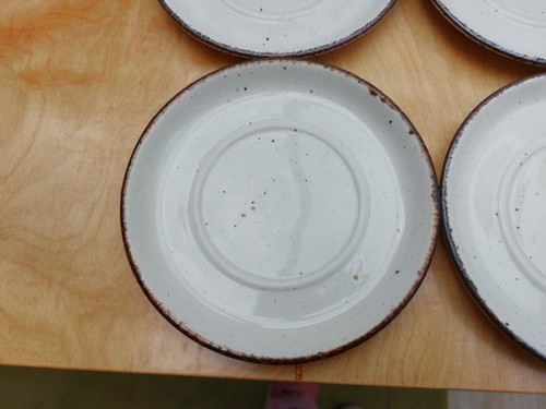 Midwinter Nasturtium Stonehenge Ware Set Of 4 Cups And Saucers 1970's Vintage - Picture 20 of 24