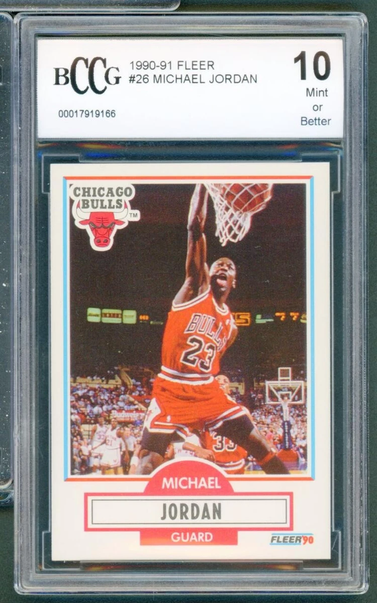Michael Jordan Basketball Grade 10 1990-91 Season Sports Trading