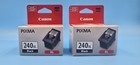 2 Pack Of Canon Pixma 240XL Ink Cartridge Black PG-240XL Genuine OEM New Sealed