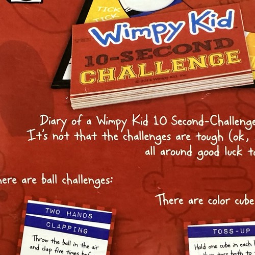 The Wimpy Kid 10 Sekunden Herausforderung Brettspiel Illustrationen von Jeff Kinney versiegelt - Bild 12 von 24