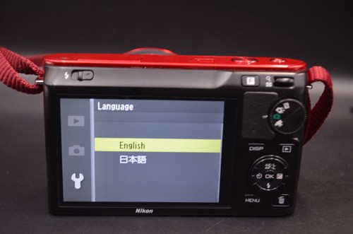 Nikon 1 J1 Mirrorless Camera Red 10-30mm & 30-110mm Lense Kit #B95 - Picture 12 of 14