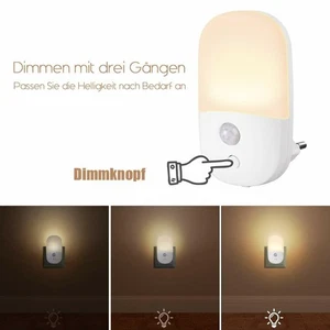 Dimmable LED Night Light with Motion Sensor